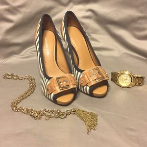 Gianni Bini Peep-Toe Pumps